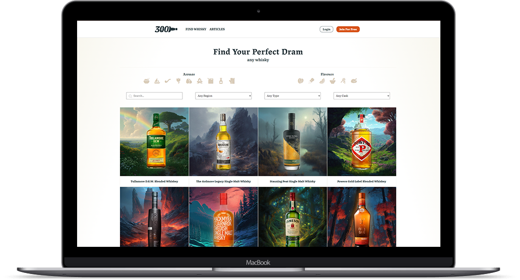 Whisky 300 Website